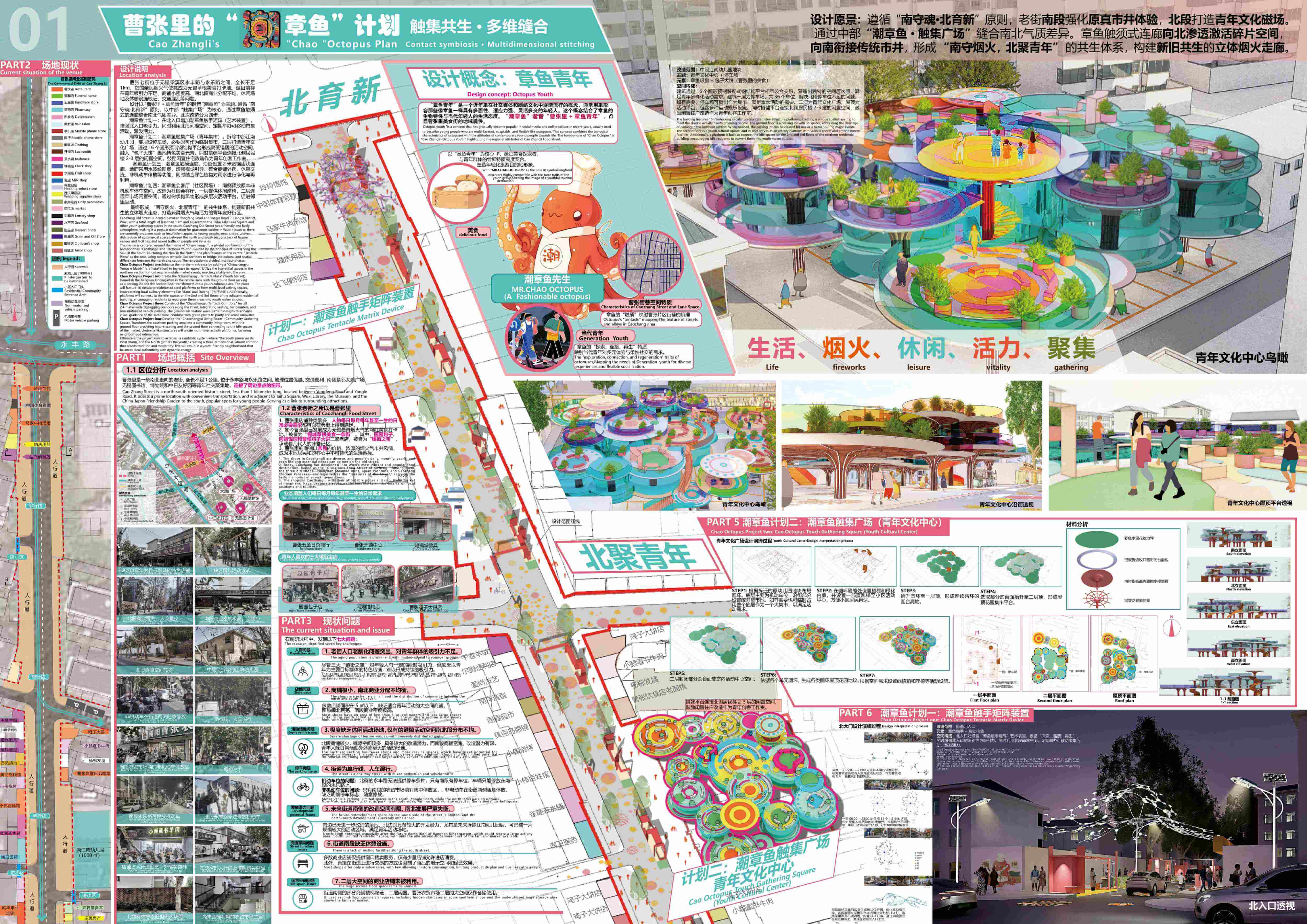 曹张老街设计 - 街区设计效果图 1